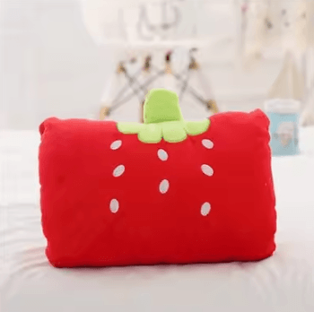 Uplift Curations HeroNap Plush Arm Pillow Cute Cartoon Hand Warmer Sleep Cushion For Kids strawberry