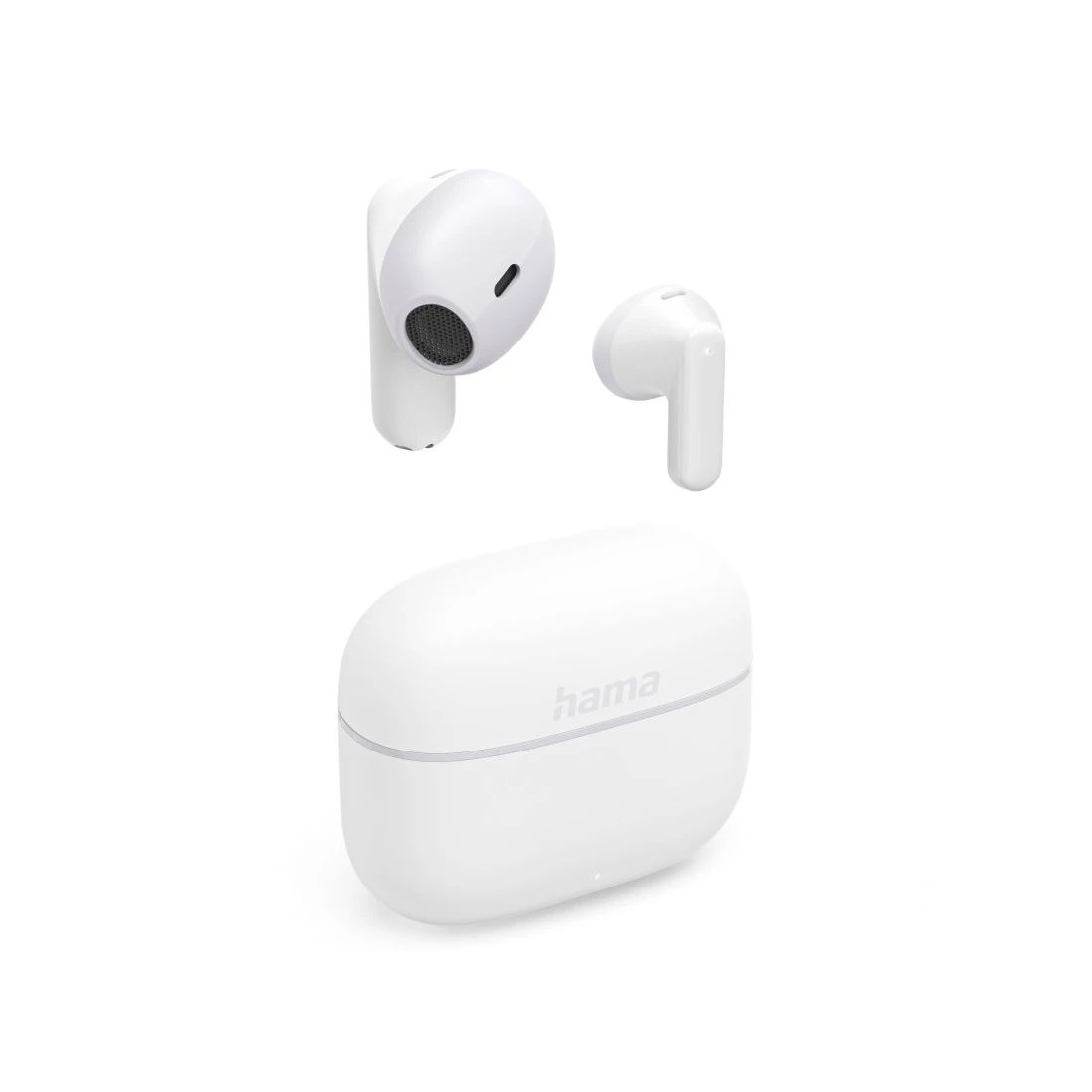 Hama 221753 Freedom Light II In-Ear Bluetooth Kopfhörer Kabellos TWS 5 h Laufzeit (Weiß) 00221753