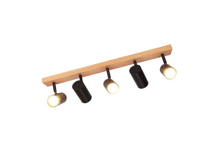 Nettlife Wandleuchte Maruffi, Schwarz, Metall, Gu10, 63x14.3x10.5 cm, Lampen & Leuchten, Innenbeleuchtung, Wandleuchten