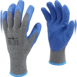 TRIZERATOP Arbeitshandschuhe, Polyester, Baumwolle, Latex Gr. 10/XL