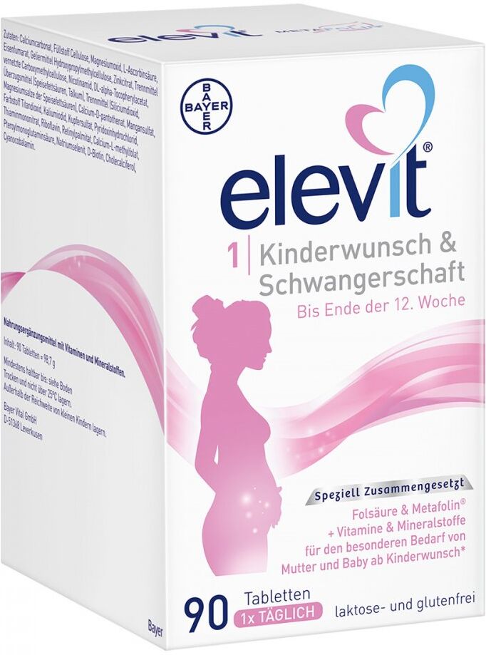 Elevit 1 Kinderwunsch & Schwangerschaft Tabletten