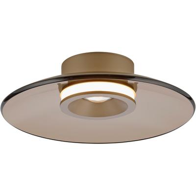 NEUHAUS PURE LED Deckenleuchte "PURE Moon", gold (bronzefarben), 1, Ø 32cm H: 8,3cm, 1 Stk., Leuchten, Dimmfähig über separaten Dimmer, LED Deckenleuchte