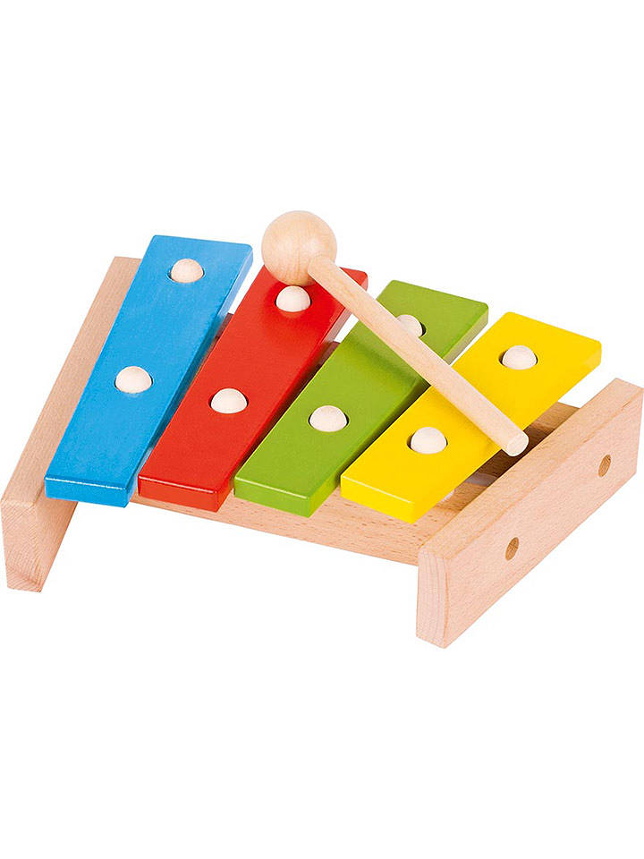 Goki Xylophon mit 4-farbigen Tonplatten - ab 12 Monaten - onesize