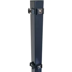 Fa-Bausysteme Eckzaunpfosten Anthrazit Klemmplättchen Höhe: 830 mm