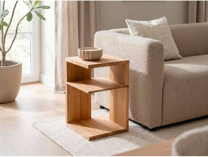 Beistelltisch Domingo Braun Holz