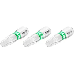 HAZET Bit Sechskant 6,3 (1/4 Zoll) Innen TORX Profil Profil 3 Stück - 2223N-T27/3
