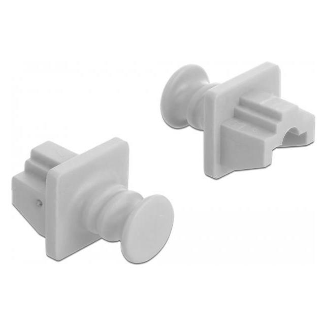 Delock Stecker-Staubschutz - weiss (Packung (Blindmodul) (86507)