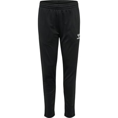 Trainingshose HUMMEL "HMLESSENTIAL TRAINING PANTS KIDS", Mädchen, Gr. 152, N-Gr, schwarz, Obermaterial: 100% Polyester, Hosen Trainingshose, mit BEECOOL Technologie, aus Interlock-Material