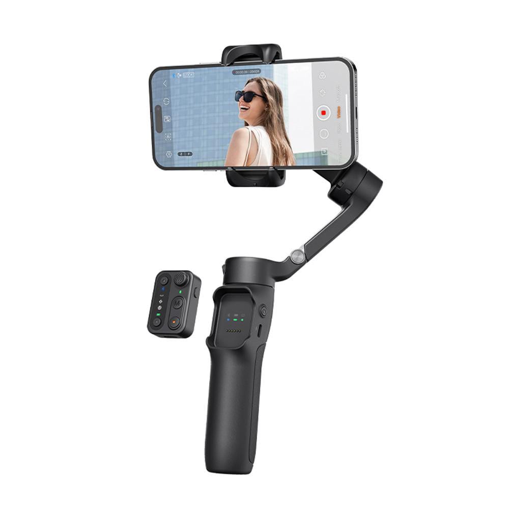 Hohem iSteady HPG-X3 SE Smartphone-Gimbal mit abnehmbarer Fernbedienund Schwarz