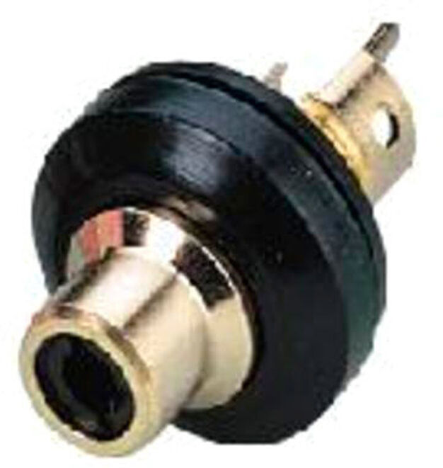 MONACOR T-706gi/sw Cincheinbaubuchse