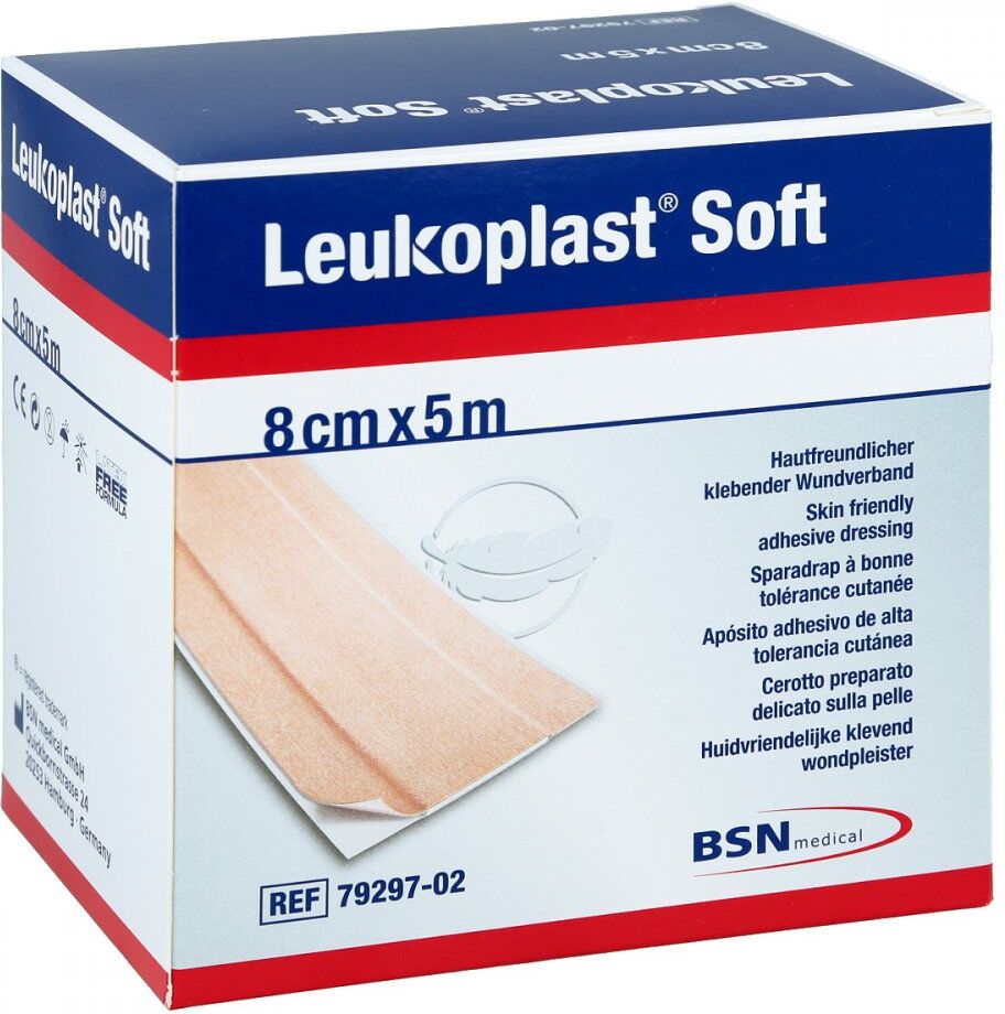Leukoplast Soft Pflaster 8 cmx5 m Rolle 1stk