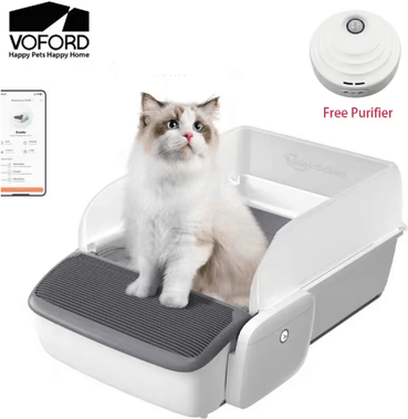 Inspire Picks Automatic Self Cleaning Cat Litter Box With Air Purifier Automatic Self Cleaning Cat Litter Box With Air Purifier