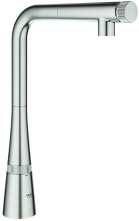 Grohe Zedra SmartControl Küchenarmatur 31593DC2 supersteel, herausziehbare Brause
