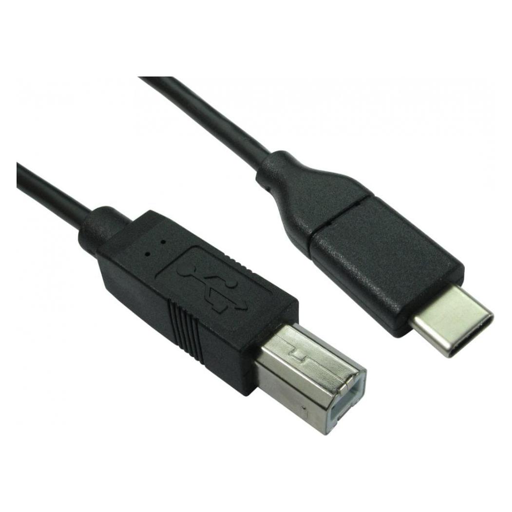 Cables Direct CDL 2m USB2.0 Type C to Type B Cab (2 m, USB 2.0) (USB3C-872)