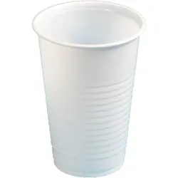 2000 Trinkbecher Plastikbecher Ausschankbecher 0,3l 300ml weiß PP recycelbar