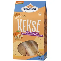 Dinkel Kekse - Mandeln & Aprikosen