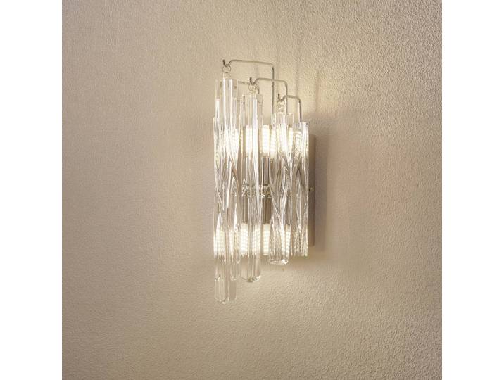 Schuller Valencia Wandleuchte MANACOR, klar / transparent, für Wohn- / Esszimmer, Kristall, Modern