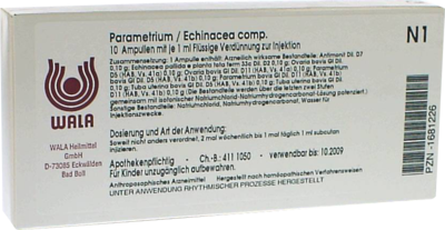 WALA Heilmittel GmbH PARAMETRIUM/Echinacea comp.Ampullen 10X1 ml 01681226