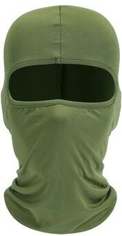 DynamicDeals Full Face Balaclava Mask For Skiing & Motorcycle UV Protection army Green