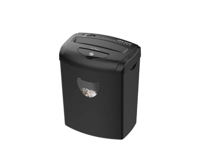 Destructeur de papier coupe croisée - Coupe croisée haute sécurité P-4 - Capacité 10 feuilles - Bac 5 5 gallons