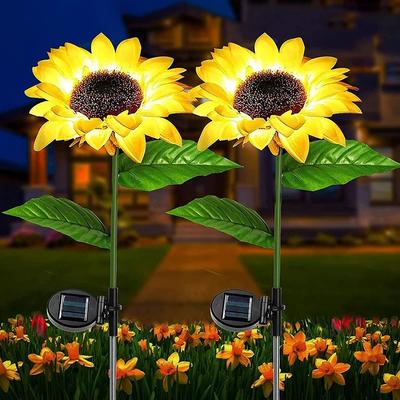 Uplifted Finds Simulated Solar Sunflower Smart Garden Light Waterproof LED Simulated Solar Sunflower Smart Garden Light Waterproof LED