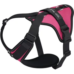 Julius-K9 K9 Longwalk light sele w/trackerpocket,Dark pink,XL (XL, Hund), Halsband + Leine