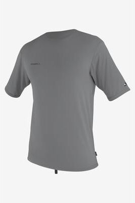 O'Neill s Hyperfreak Skins Upf 50+ Short Sleeves Sun Shirt in Smoke, Size Small, Nylon/Spandex