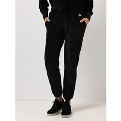 KILIAN KERNER SENSES Jerseyhose, Jogg-Stil elastischer Bund Glitzer-Nicki knöchellang