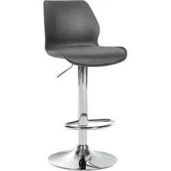 CLP Barhocker Gilbert Kunststoff   Farbe: grau, Material: Kunststoff