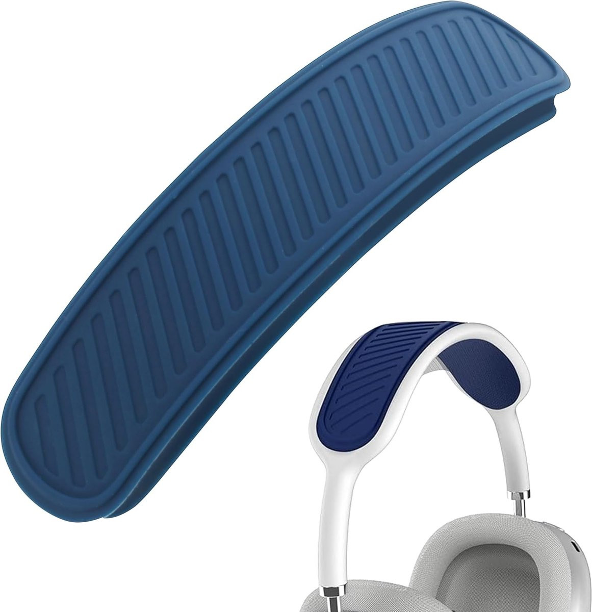 Wasbare vervangende hoofdbandkussen voor Apple AirPods Max, donkerblauw
