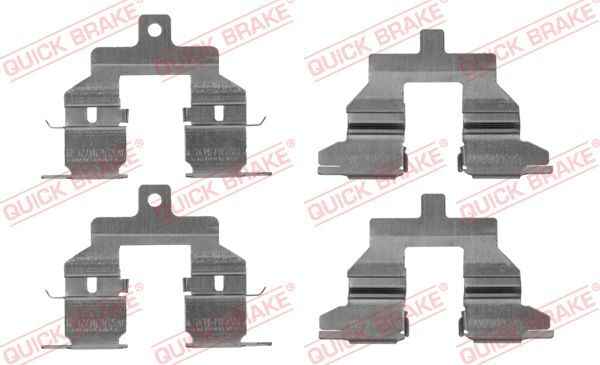 Quick Brake Zubehörsatz, Scheibenbremsbelag 109-1737