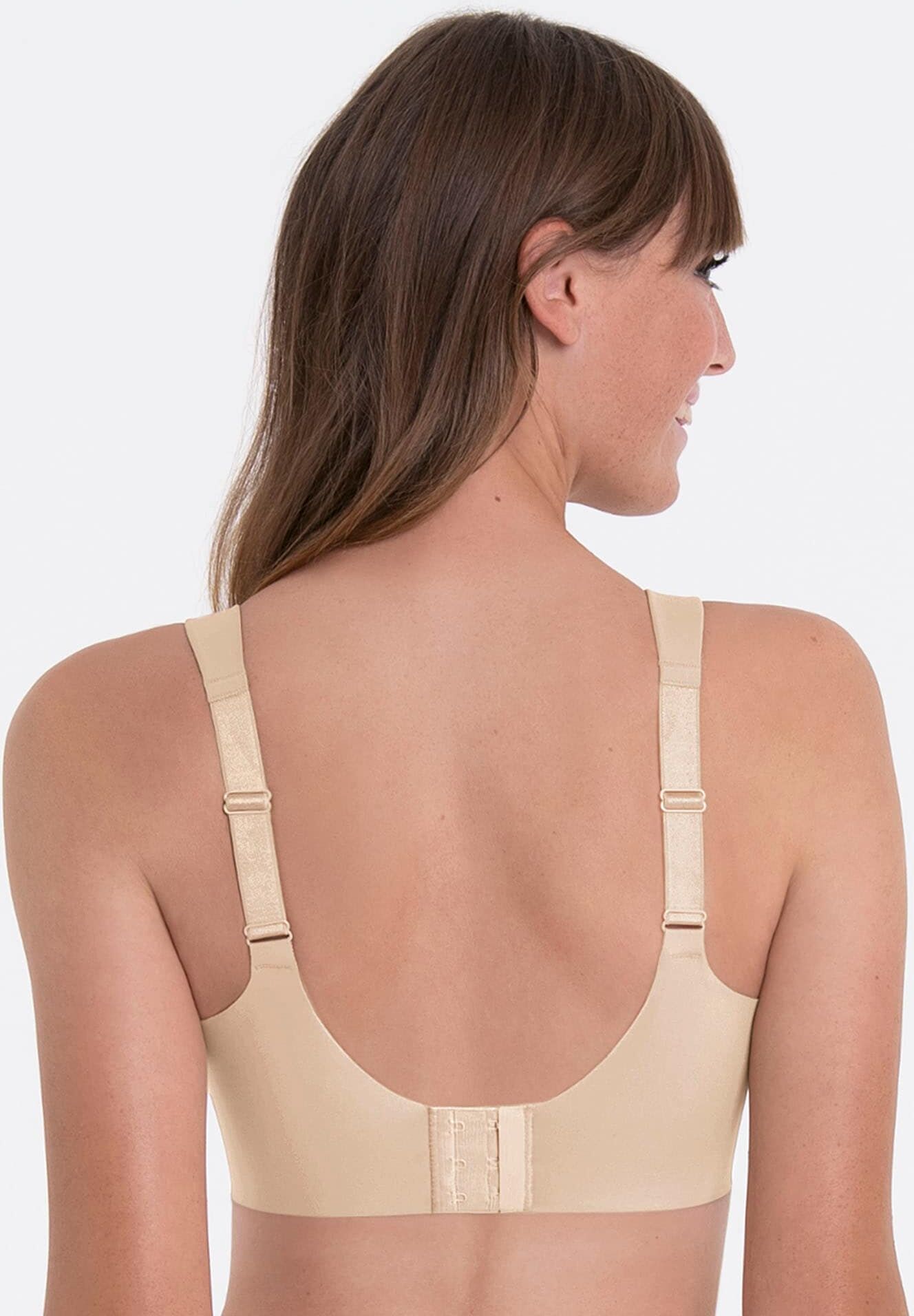 Gemoldeter BH ANITA SINCE 1886 "Beauty Shaper", Damen, Gr. 90, Cup D, beige (deep sand), Stoff, Obermaterial: 44% Polyamid, 37% Elasthan, 19% Polyester, clean, matt, unifarben, normal, BHs Gemoldeter BH, Spacer-Schale, ohne Bügel, Clean Cut, verstellbare 