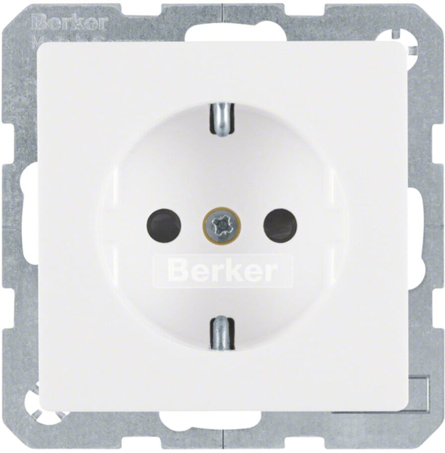 Berker SCHUKO-Steckdose polarweiss samt 47236089)