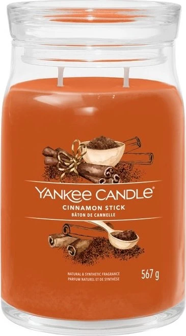 YANKEE CANDLE Signature Glas 2 Dochte Cinnamon Stick 567 g