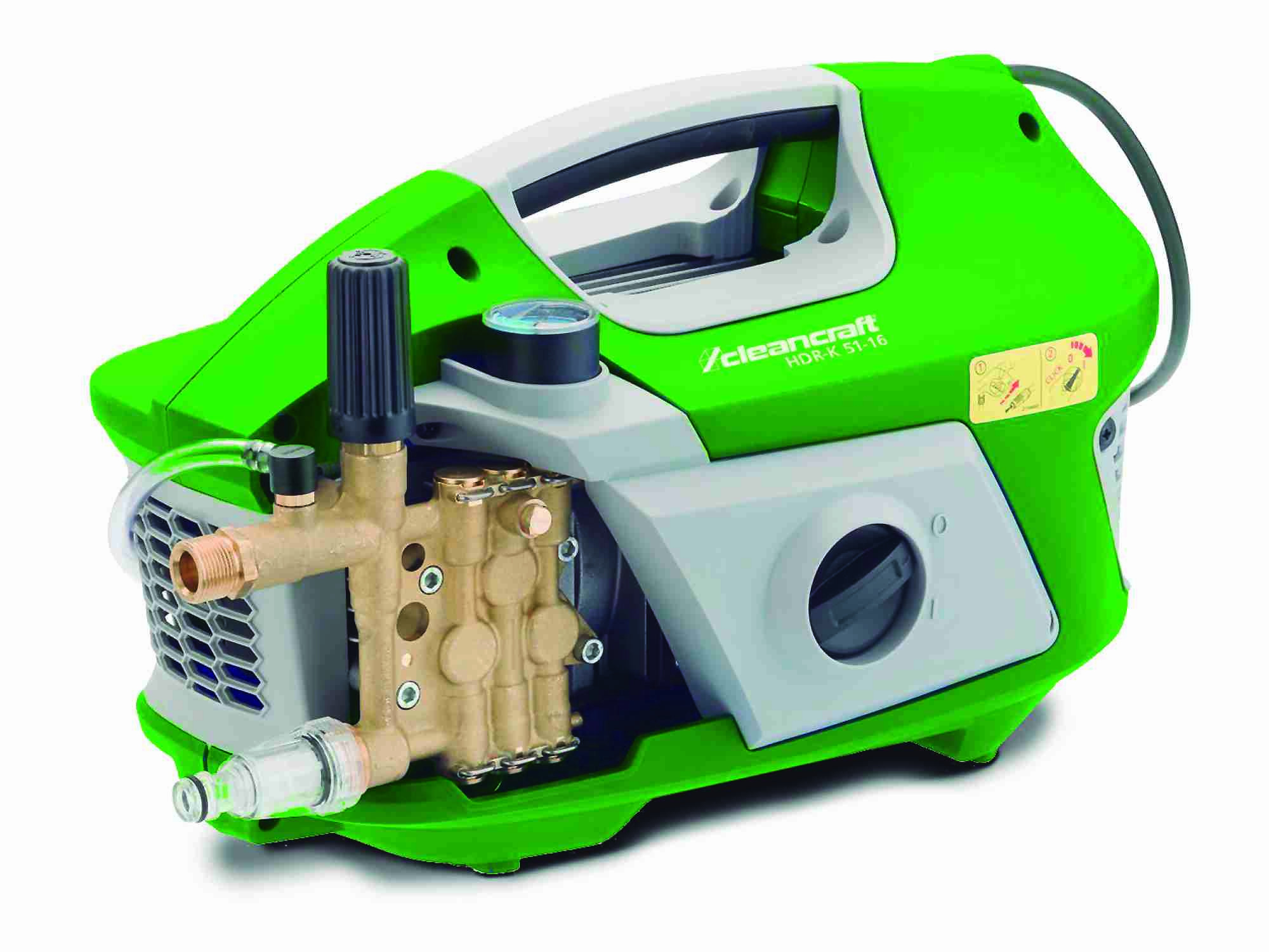 Cleancraft Kaltwasser-Hochdruckreiniger 51-16 tragbar Färdermenge max. 510 l/h