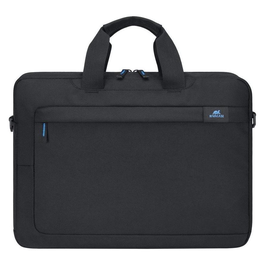 Rivacase Unisex's Laptop Computer Backpack, Black, 15.6 inch (16", Universal) (8036)