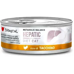 Disugual Veterinary Katzennassfutter HEPATIC Truthahn (Erwachsene) 85g