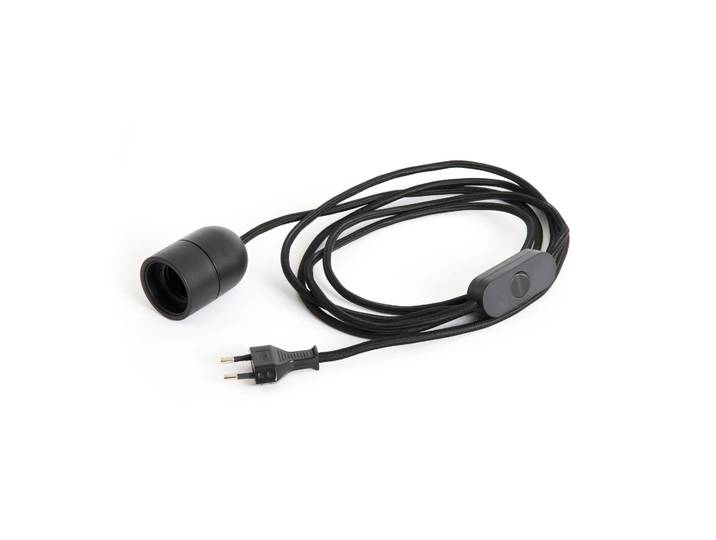 HAY Cordon de la lampe Common Table 2,4 m Soft black