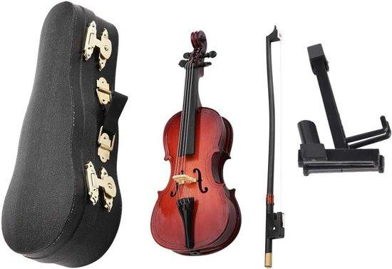 Miniatuur Cello Decoratief Ornament B/D/H: 16 x 8 x 5 cm