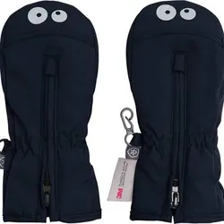 COLOR KIDS Color Kids Kinder Feustling Mittens W. Zipper, Größe 2-4 year in Blau Blau