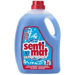 Flüssigwaschmittel Sentimat Ultra Power 4 L Vollwaschmittel für alle Temperaturbereiche 80 WL
