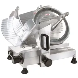 Ristoattrezzature Professioneller Schwerkraft-Aufschnittschneider mit abnehmbarem Schärfer, Stahlklinge Ø 250 mm, 0,15 kW