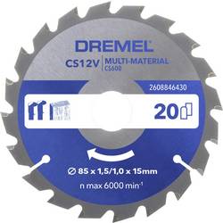 Dremel DREMEL Multi Material Kreissägeblatt 85mm CS600 2608846430​ Kreissägeblatt 85 mm 1 St.