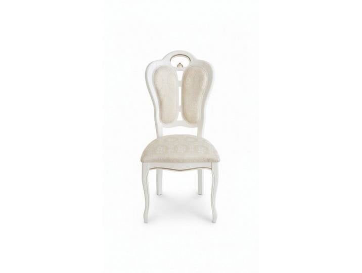 Xlmoebel Stuhl Eleganter Beiger Esszimmerstuhl Echtholz Polsterstuhl Luxus Stuhl (1 St)