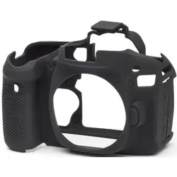 EASYCOVER Silikonprotector schwarz für Canon 80D