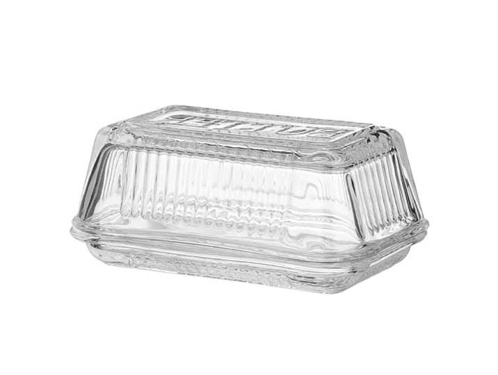 BUTLERS Butterdose 10 x 17 cm Glas - LE BEURRE - Küchenorganisation