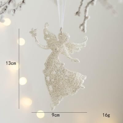 Modern Mode Marketplace Merry Christmas Natal Ornament, Angel Girl Pentacle Pendant, Christmas Tree Hanging Pendant, Deer Christmas Decoration style 2