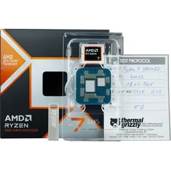 Thermal Grizzly Delidded AMD Ryzen 7 9800X3D (Boxed-Version, Delidded, für Direct-Die-Kühlkörper) (AM5, 4.70 GHz, 8 -Core), Prozessor