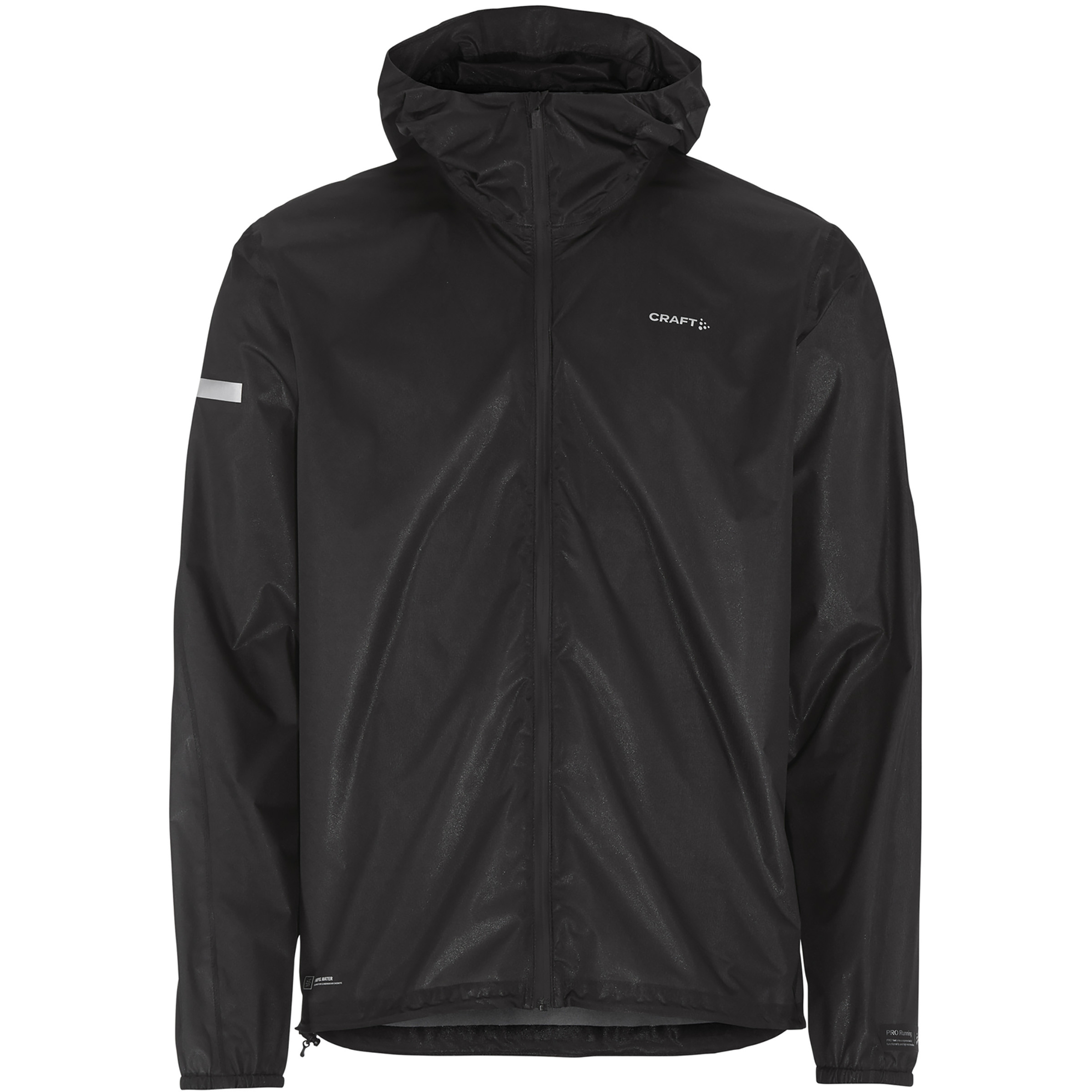 Craft Pro Hydro Lightweight Herren Regenjacke schwarz Größe L Laufen | Trailrunning Elastisch Wasserabweisend