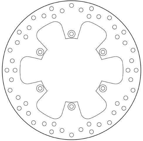 BREMBO 68B407F0 Brake disc